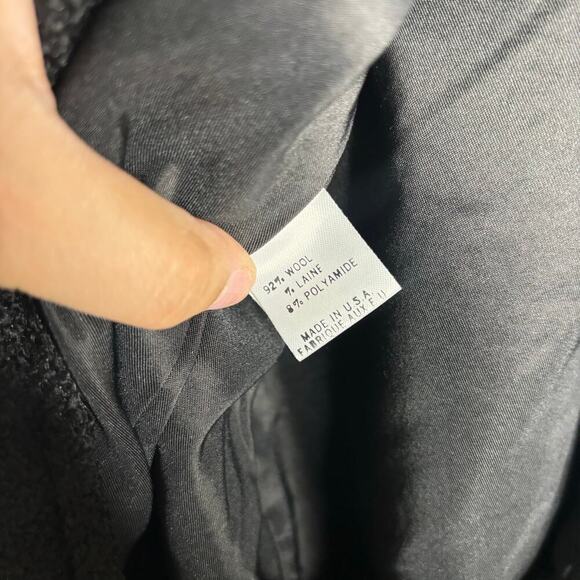 Theory Wool Blend Mini Dress Black Size 2 - Picture 4 of 4